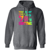 Seventies Dancing Retro Disco 1970s Costume Colorful Swag Pullover Hoodie