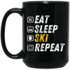 Eat Sleep Ski - Funny Alpine Skiing Gift