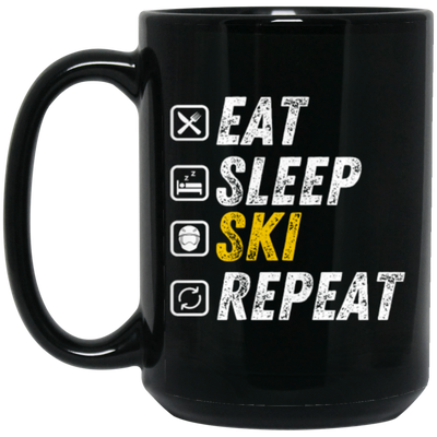 Eat Sleep Ski - Funny Alpine Skiing Gift