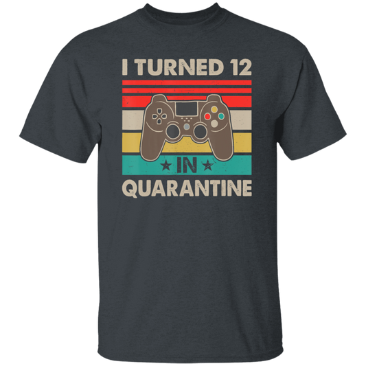 I Turned 12 In Quarantine Vintage 12th Birthday Unisex T-Shirt