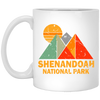 Best National Park, Shenandoah Lover Gift, Best Retro Mountain Love White Mug