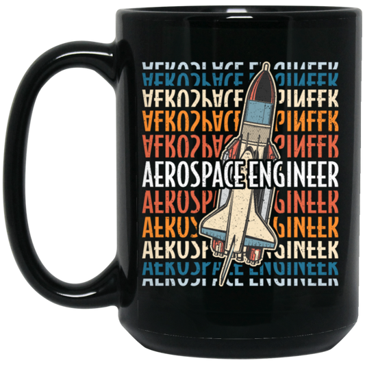 Spaceship Retro Lover Aerospace Engineer Gift