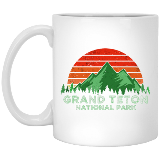 Vintage Grand Teton National Park Souvenir Retro