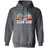 Vinyl Snail, Slow Jam Vinyl, Record Album Music Lover, Love Snail, Retro Vinyl Pullover Hoodie