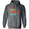 Basketball Gift, Eat Sleep Hoops Repeat Png, Retro Basketball Sport