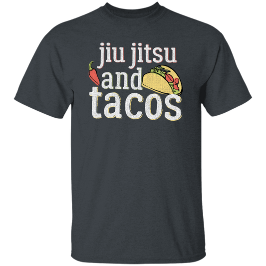 Tacos Jiu Jitsu For Bjj Funny Gift White Gift