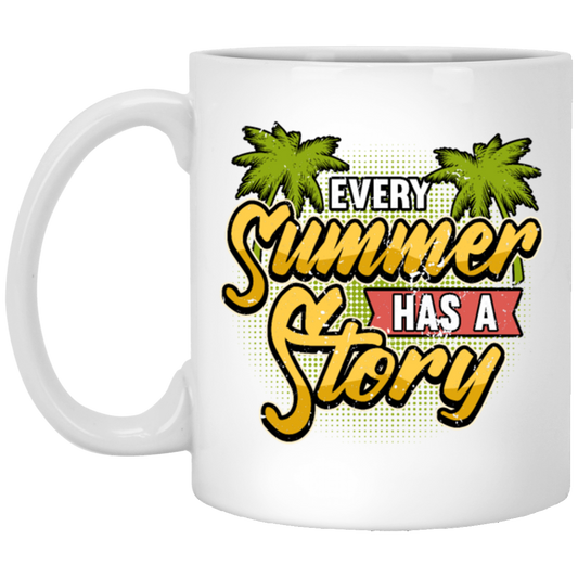 Funny Summer, Vacation Holidays Sayings, Summer Gift White Mug