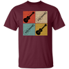 Four Ukulele Great Present For Ukulele Lover Birthday Gift Vintage Unisex T-Shirt