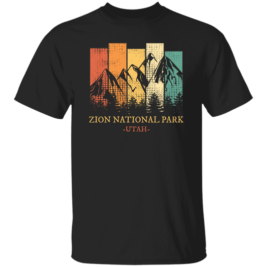 Retro Zion Park, National Park Lover, Best Zion Ever, Zion Mountain Gift Unisex T-Shirt