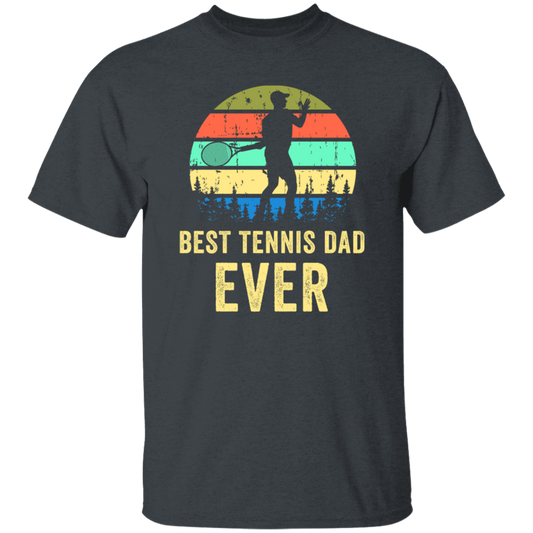 Tennis Dad, Retro Dad Tennis Gift, Vintage Tennis Unisex T-Shirt