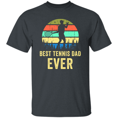 Tennis Dad, Retro Dad Tennis Gift, Vintage Tennis Unisex T-Shirt