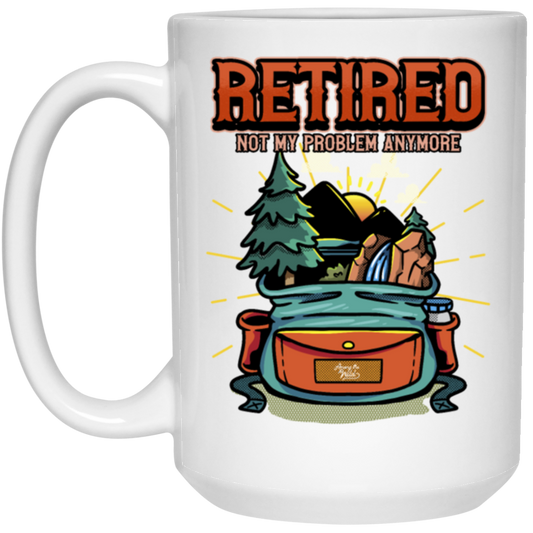 Retired Gift, Hiking Pension Retirement Saying Gift