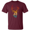 Head Deer Vinatge Head Deer Design For Animal Lover Unisex T-Shirt