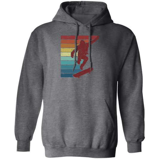 Skater Cool Vintage Hobby, Skaterboard Retro Pullover Hoodie