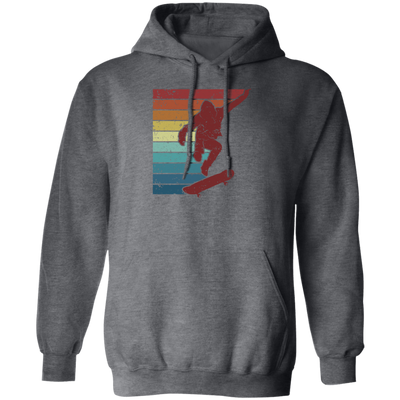 Skater Cool Vintage Hobby, Skaterboard Retro Pullover Hoodie