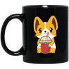 Boba Corgi Cute Dog Drink Milk Tea, Corgi Cute Dog