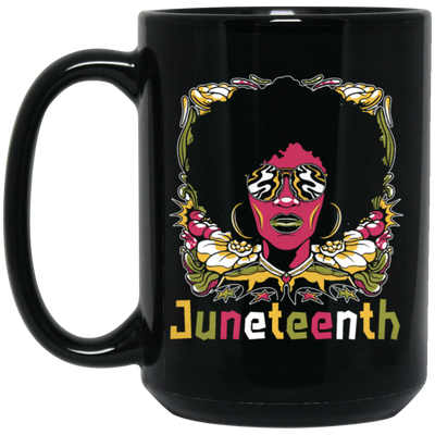 Black History Month Afrocentric Juneteenth Independence Day 1865 Black Mug