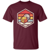 Boardgamers Retro Badge Dice Unisex T-Shirt