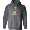 Colorful Bowling, Sporty Retro, Boy Gift, Bowling Lover Gift Pullover Hoodie