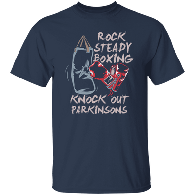 Parkinsons Fighter Rock Steady Boxing Knock Out Sporty Stronger Unisex T-Shirt