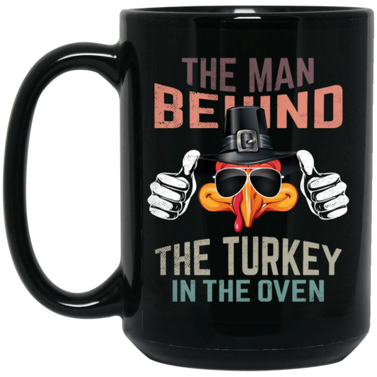 Saying The Man Behind Turkey In Oven Thanksgiving Men Costumes Gift