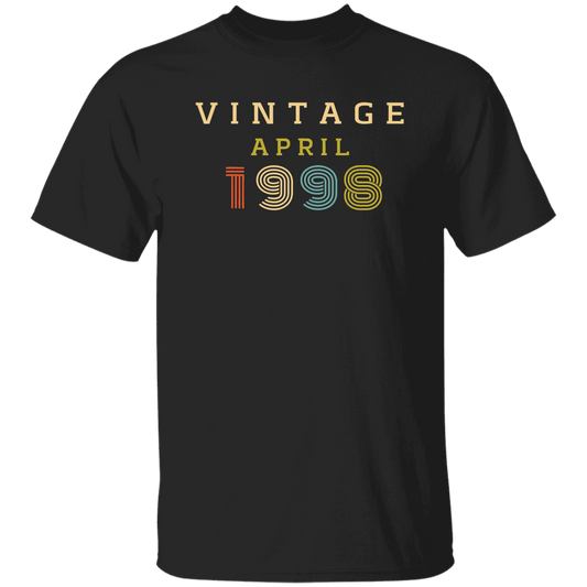 Birthday Gift Vintage 1998 April Unisex T-Shirt