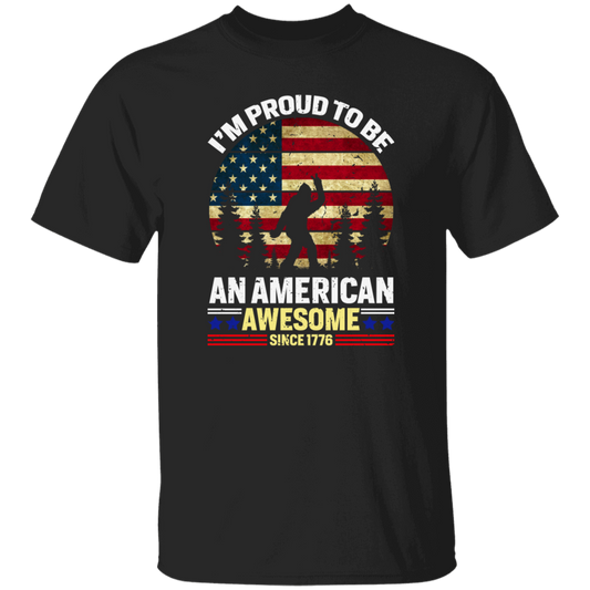 I Am Proud To Be An American. Patriotic USA