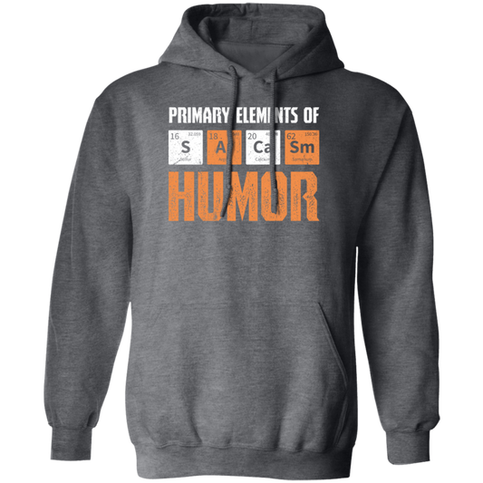 Jokes Physics Design Quote Elements Of Humor Pullover Hoodie