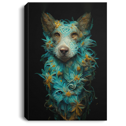 This Australian Cattle Dog Lover Canvas is ideal for any dog lover. Featuring a blue fractal fur psychedelic fantasy dog, it is sure to be a conversation starter in any home. Expertly crafted from quality canvas, this piece is guaranteed to stand the test of time.