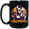 Happy Halloween, Happy Halloween Witch, Horror Gift Black Mug