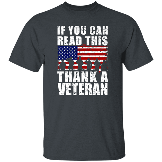 If You Can Read This, Thank A Veteran, Vegetable Lover Gift Unisex T-Shirt