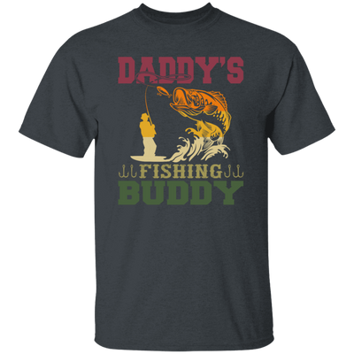 Dad Gift, Daddy Love Fishing, Daddy's Fishing Buddy, Love To Fish Unisex T-Shirt