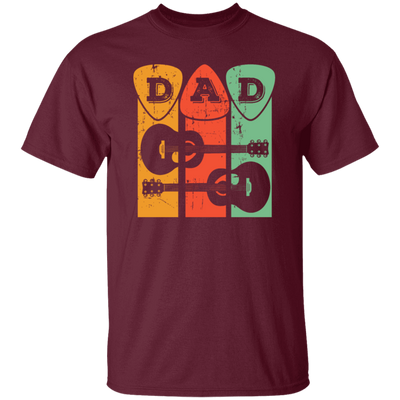 Retro Guitar Pick, Guitarist Gift, Dad Gift Unisex T-Shirt