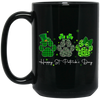 Love Shamrock Paw St Patrick Cute Cat Paw Irish Patrick Day