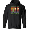 Ever Fathers Day Best Alligator Dad Fist Bump Vintage Pullover Hoodie