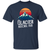 Retro Glacier National Park Montana Mountain