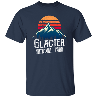 Retro Glacier National Park Montana Mountain