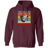 Retro Wolves Lover, This Boy Loves Wolves, Wolves Best Vintage Gift Pullover Hoodie