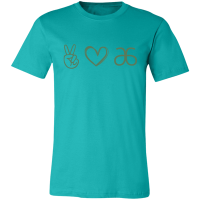 Peace Gift, Love Peace Arbonne, Bon Babe, Fizz Sticks Unisex Jersey T-Shirt ABA08