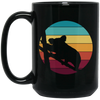 Shadow Of Cute Koalas Symbol Of Australia Fight To Wildlife Black Mug