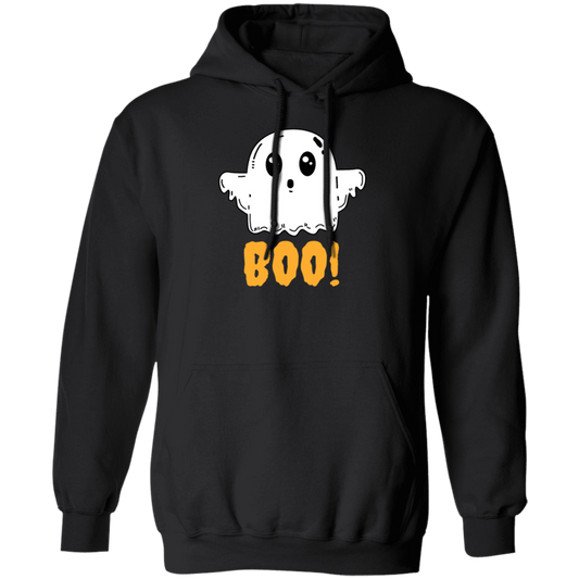 Ghost Boo Halloween, Horror Funny Saying, Love Halloween Pullover Hoodie