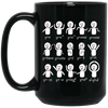 Funny Algebra Dance, Diagram Math Equation Mathemat Black Mug