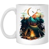 Camping Love Gift, Best Campfire Lover, Camper Gift, Reality Camping White Mug