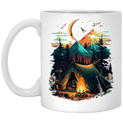 Camping Love Gift, Best Campfire Lover, Camper Gift, Reality Camping White Mug