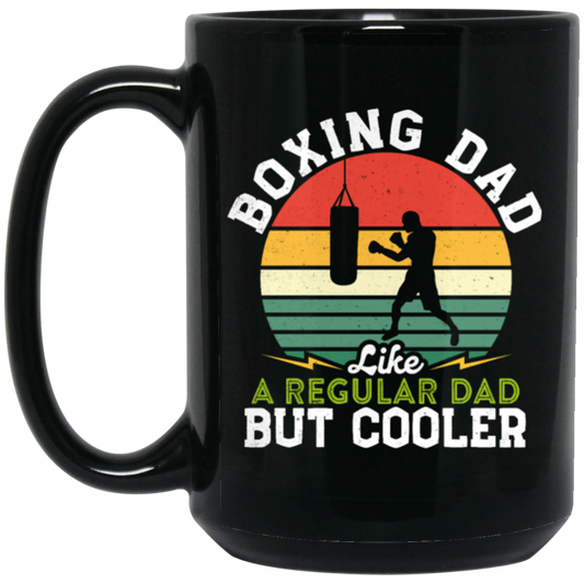 Retro Boxing Lover, Boxing Dad Like A Regular Dad But Cooler