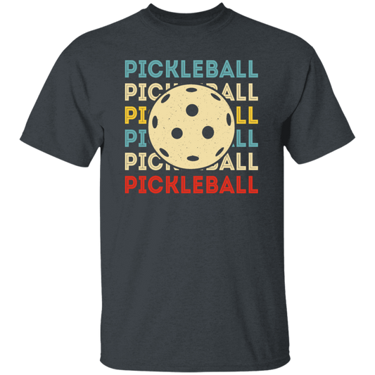 Retro Pickleball, Love Pickleball, Ball Sport Love Gift, Eat Sleep Pickleball Repeat Unisex T-Shirt