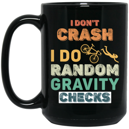 Retro Gravity Checks Cycopath Funny Cycling Pun Vintage