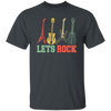 Guitar Rock Music Rock And Roll Music Vintage Instrument Unisex T-Shirt