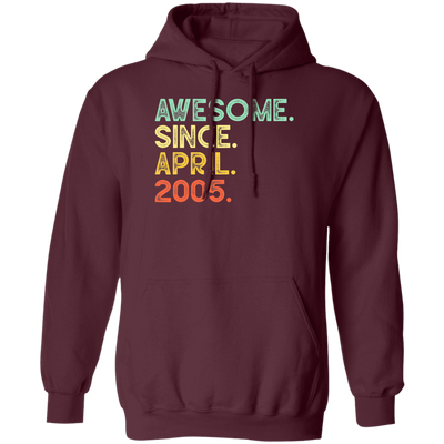 Awesome Since April 2005 Premium Pullover Hoodie