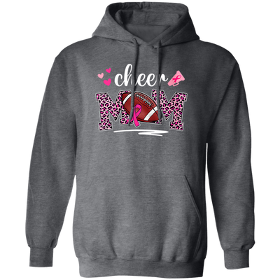 Mom Gift, Cheer Mom, American Football Gift, Rugby Football, Mom Love Sport Pullover Hoodie